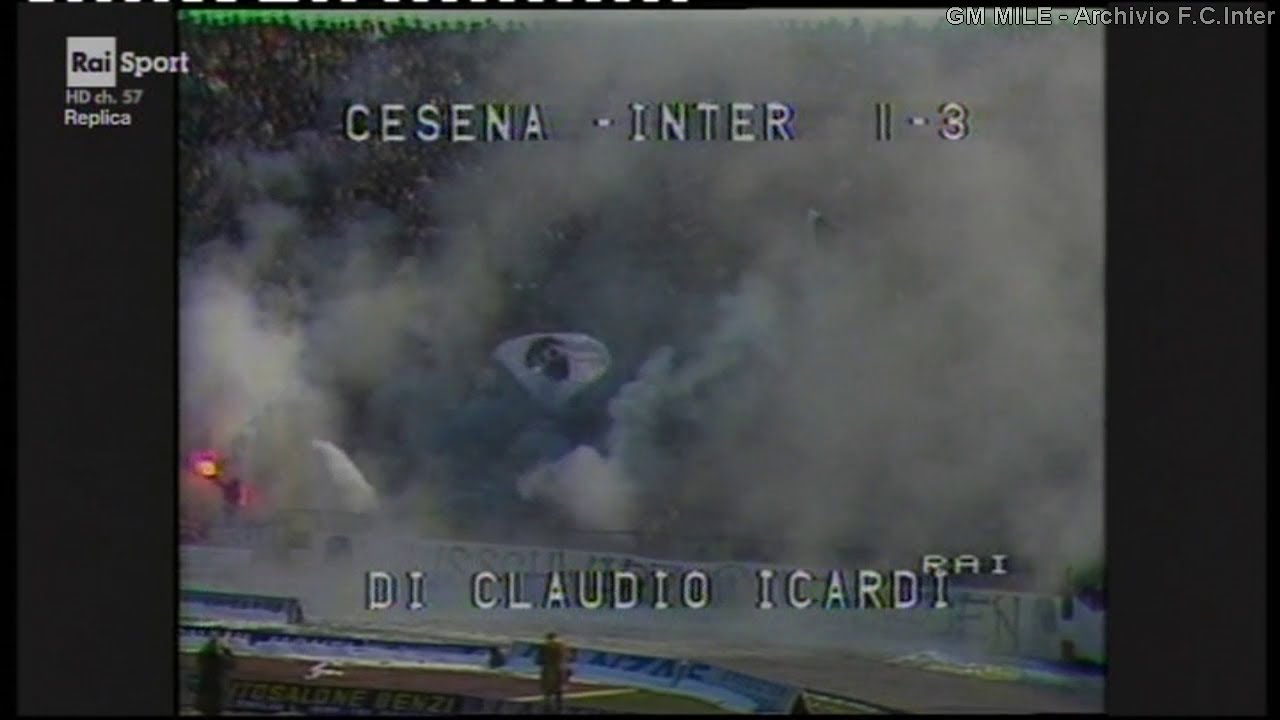 1981-82 (20^ - 28-02-1982) Cesena-INTER 1-3 [Beccalossi,Beccalossi(R),Schachner,Oriali] D.S.RaiSport