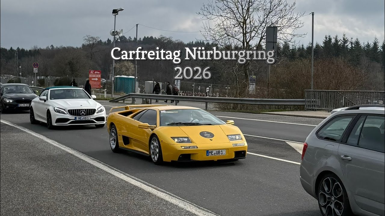 Carfreitag N&uuml;rburgring 2026 - Loud Cars, Police, Funny Moments 