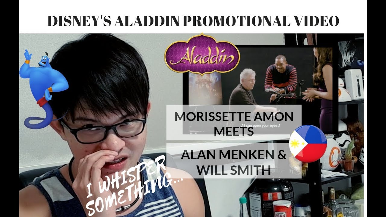 [REACTION] SO HONORED! Morissette Amon meets Will Smith and Alan Menken | Disney Aladdin