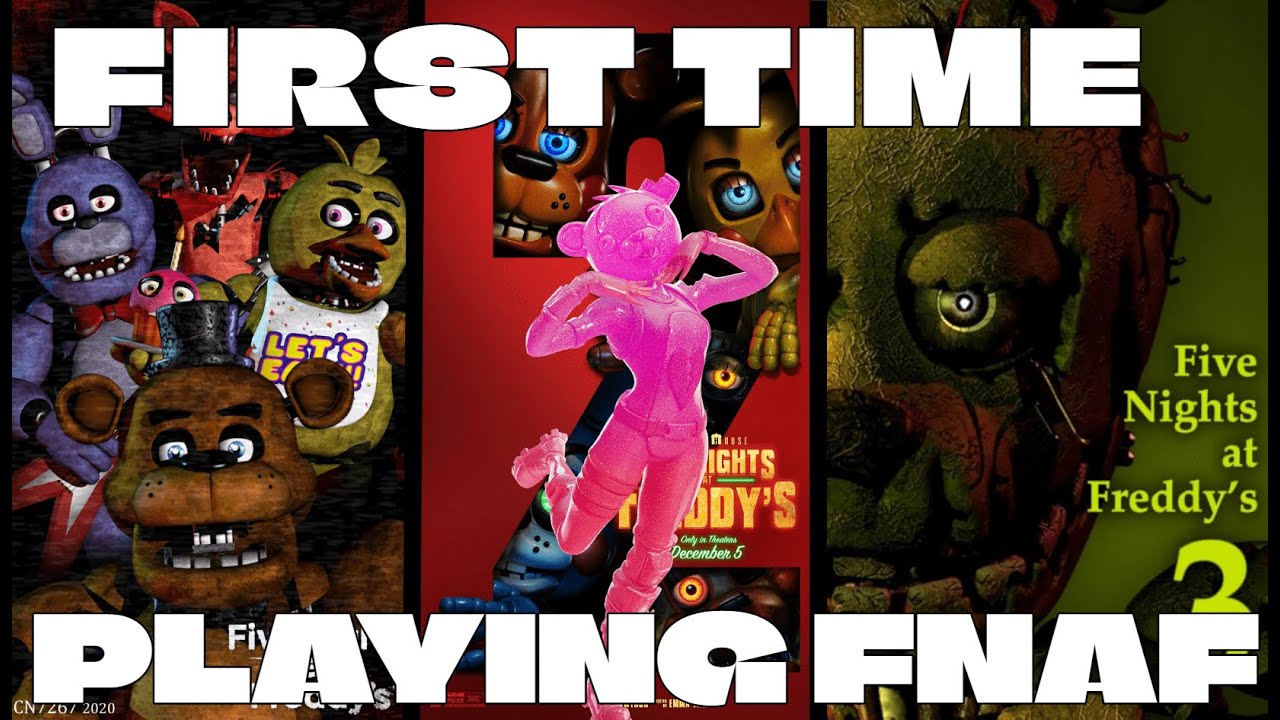 Playing Five Nights At Freddy's 1, 2 And 3!!