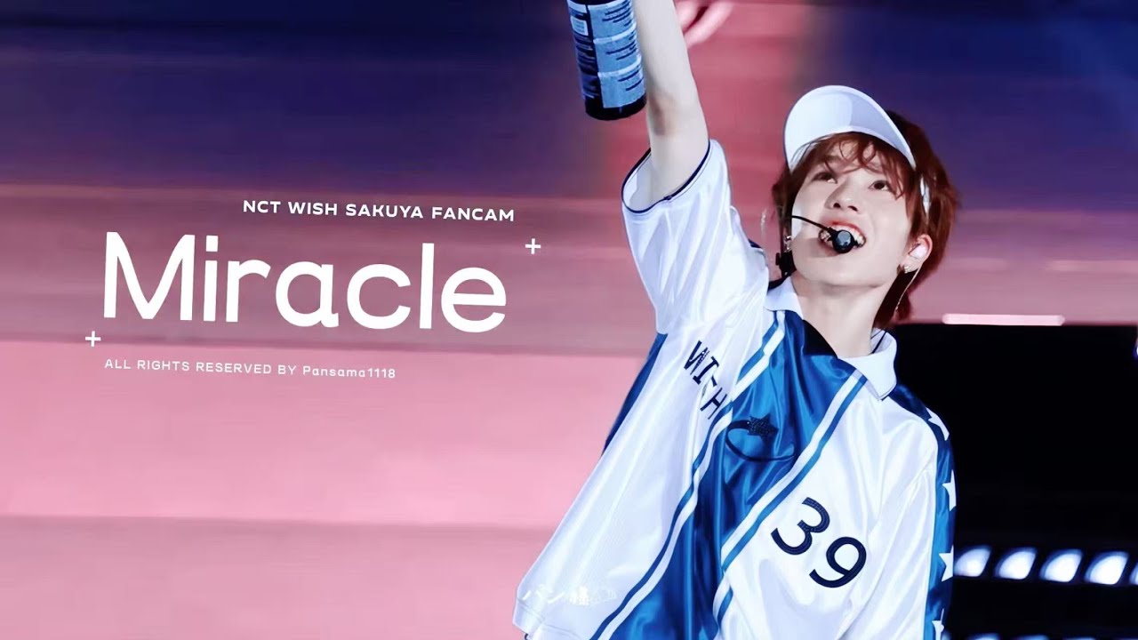 [4K] 250706 NCT WISH 사쿠야 SAKUYA - Miracle @Show! Music Core in Japan 직캠Fancam