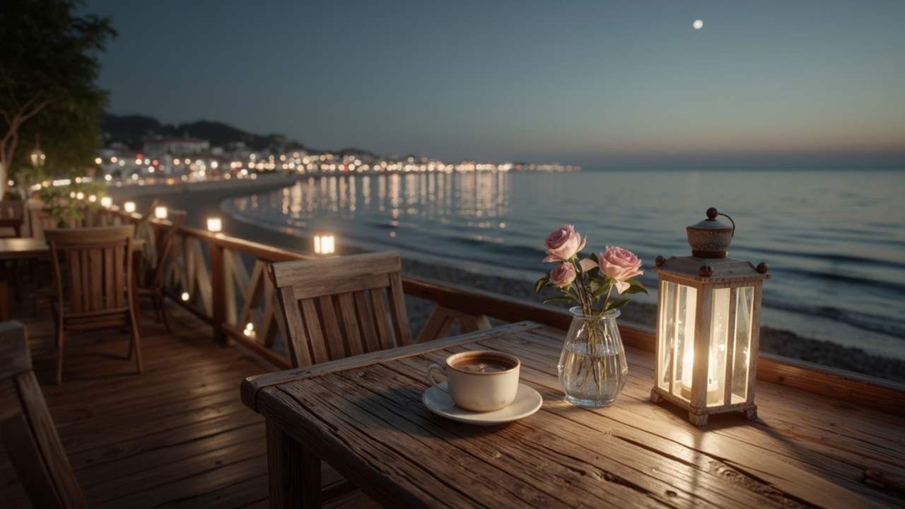 Уютный джаз на балконе | Расслабляющая атмосфера джаз-кафе для глубокого сна