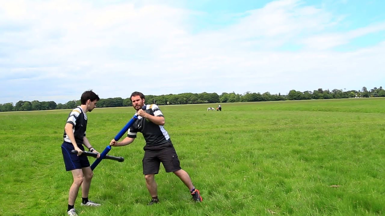 Jugger Tutorial Staff 101 Episode 5 - Striking with the Defensive Grip
