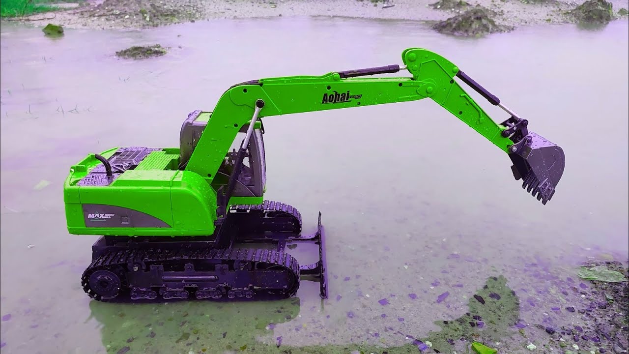 Máy Xúc Cần Dài Điều Khiển Từ Xa giá rẻ , Xe Cẩu Múc Cát , Xe Cuốc Đất , Xe Ô Tô Đồ Chơi