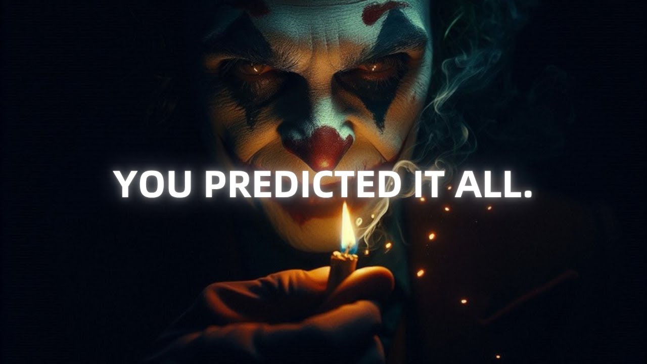 You Pulled off the Darkest Play, They Never Noticed  - Joker Motivation (Powerful)