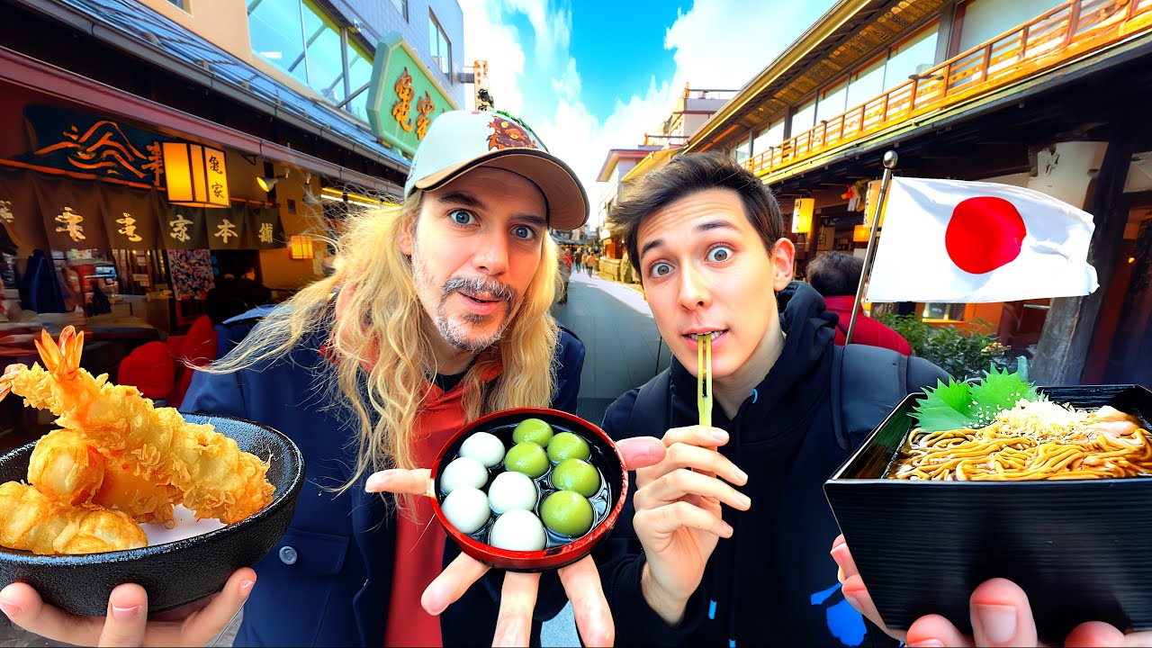 On teste les restaurants d'une rue traditionnelle au Japon 🇯🇵