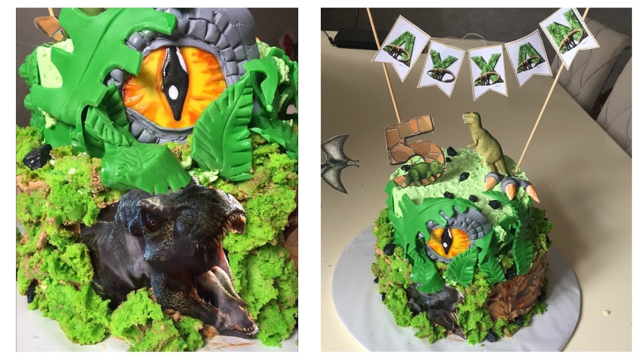 Dinozavr tortu 🦖🦕 - evde hazirlamaq cox asandir.