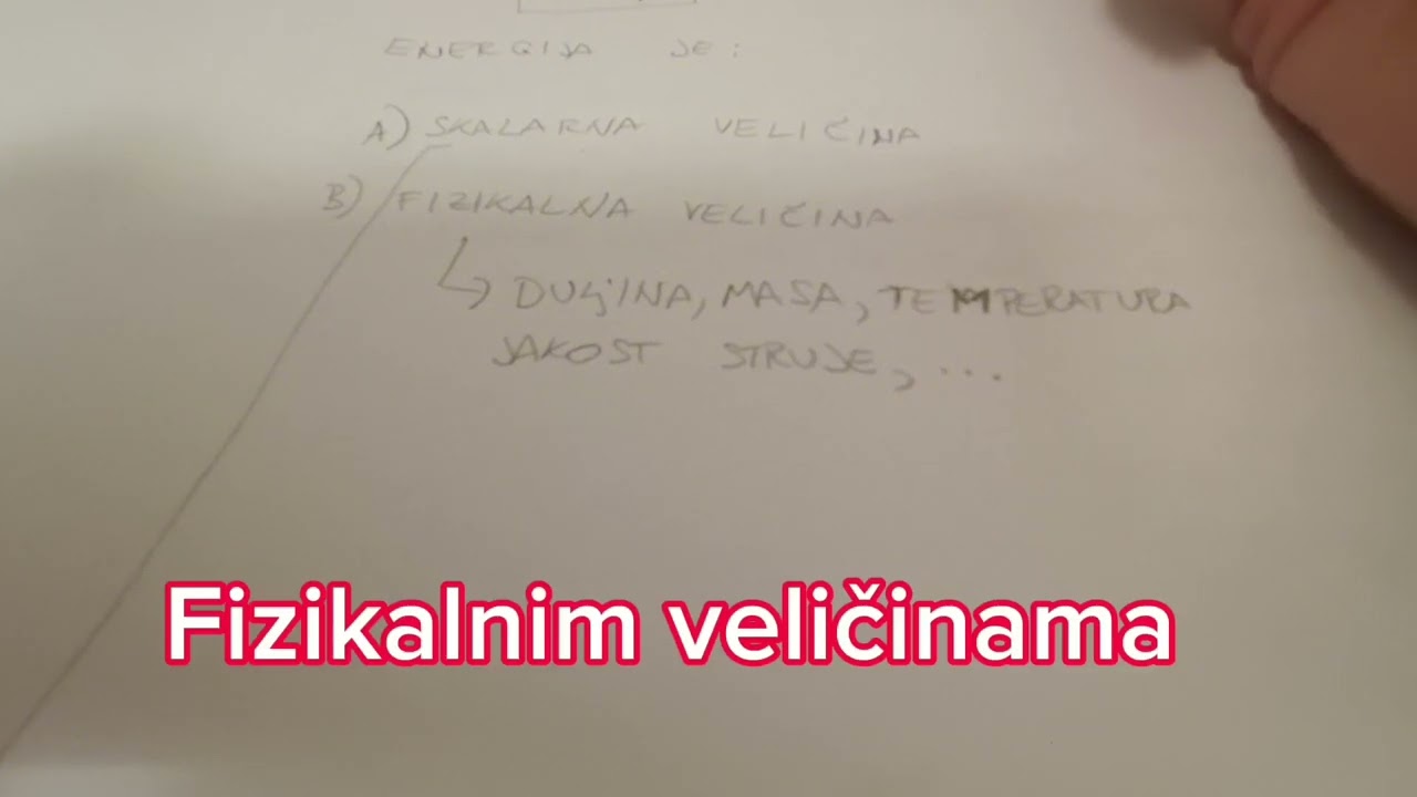 Razlika između skalarne i fizikalne veličine? 🤔