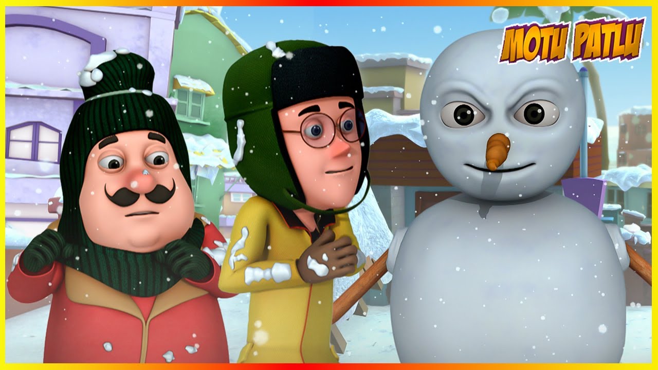 மோட்டு பட்லு- ஸ்னோ மேன் எபிசோட் 62 | Motu Patlu- Snow Man Episode 62