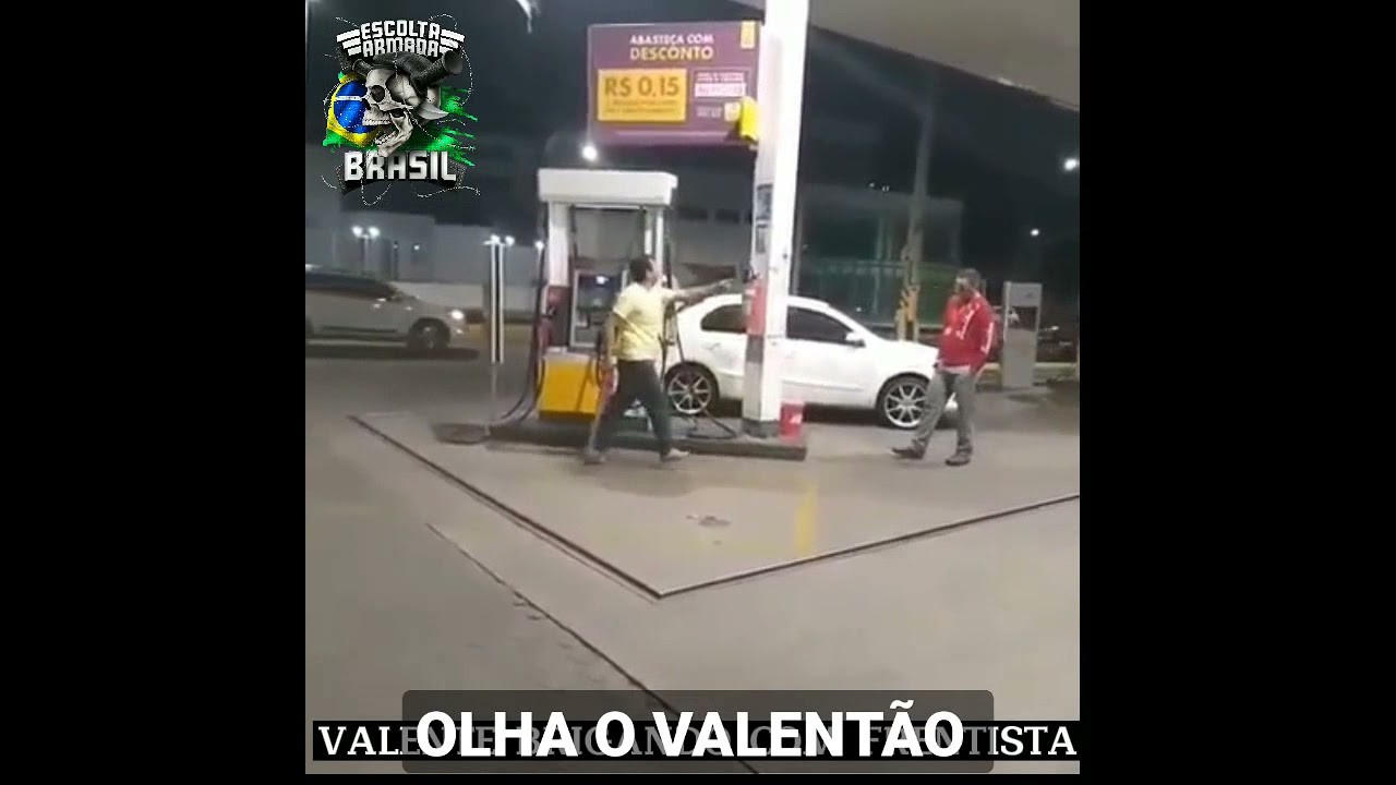 VALENTÃO AMEAÇA FRENTISTA E SE DA MAL.
