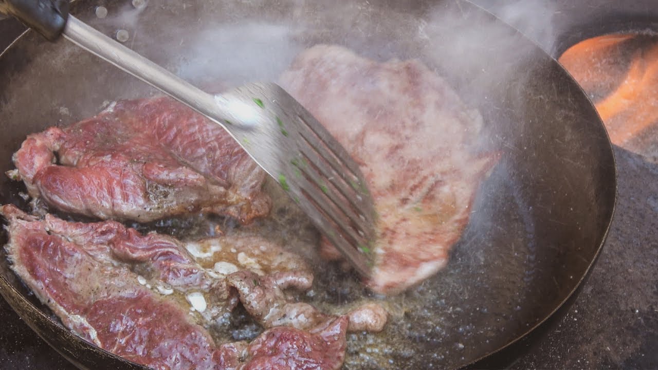 BISTEC BIEN RICO JUGOSO Y SUAVECITO, ESTILO PAMPINO