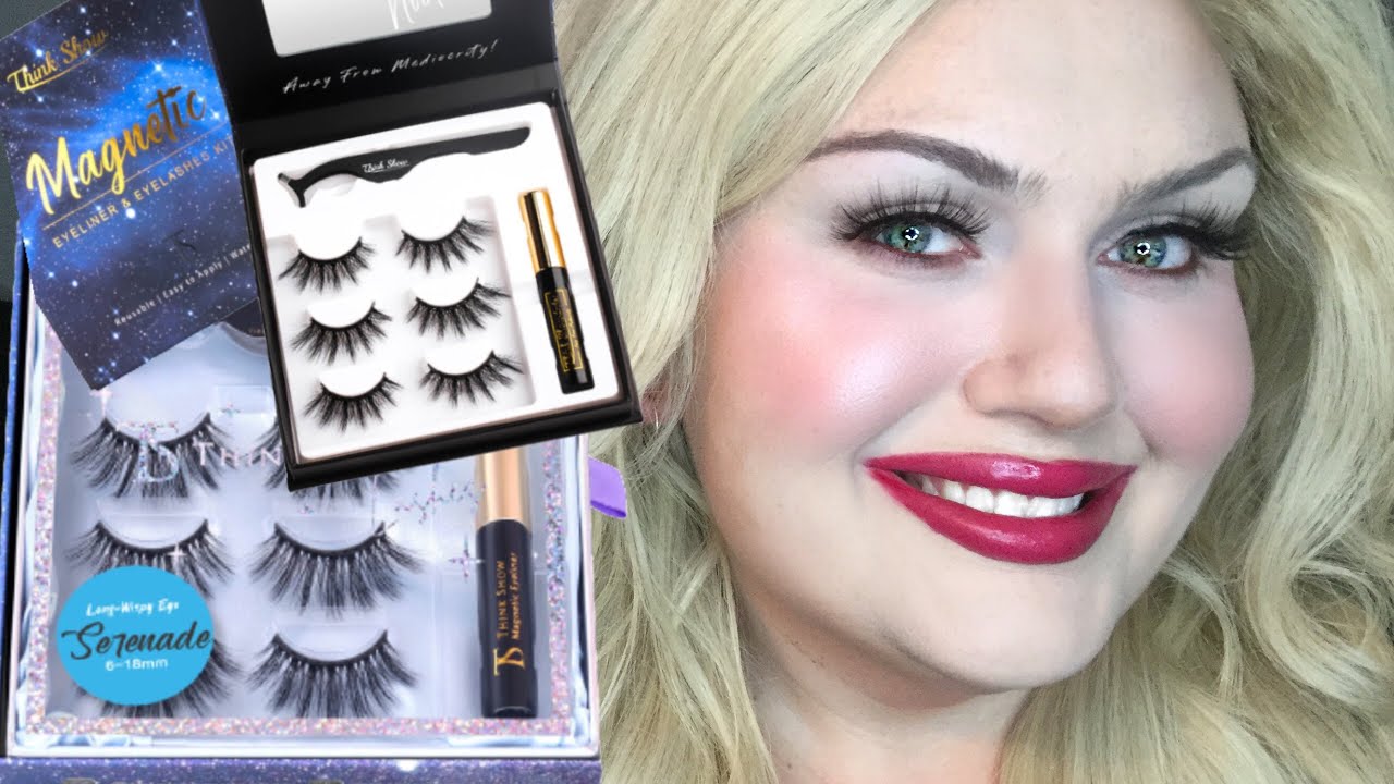 Think Show Magnetic Eyelashes Review & Try On