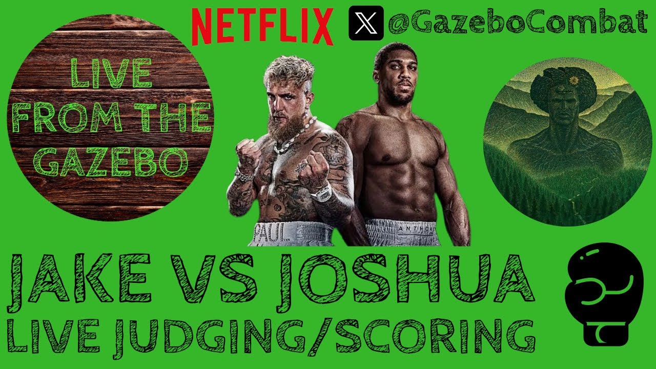 JAKE PAUL vs ANTHONY JOSHUA: LIVE JUDGING/SCORING
