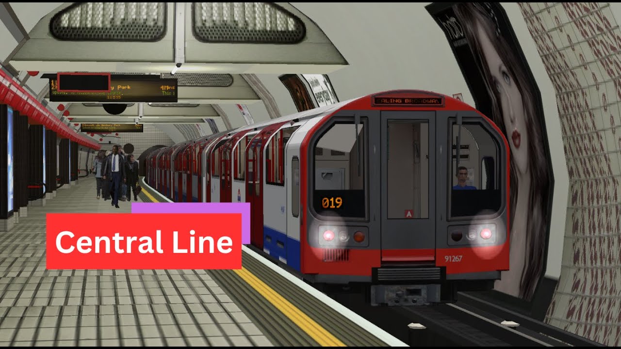 OpenBVE: London Underground Central Line | Full Route