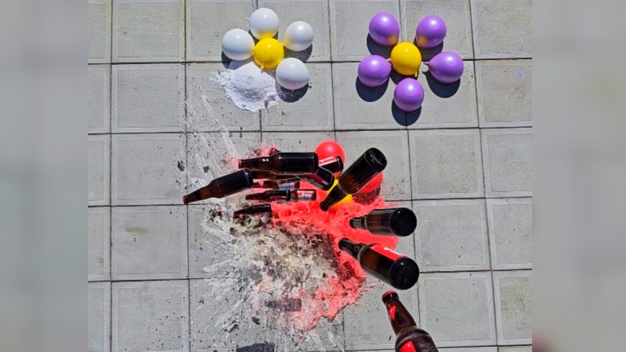 🎈Breaking Glass Bottles and Balloon Drops! Crushing Crunchy & Soft Things!🔥