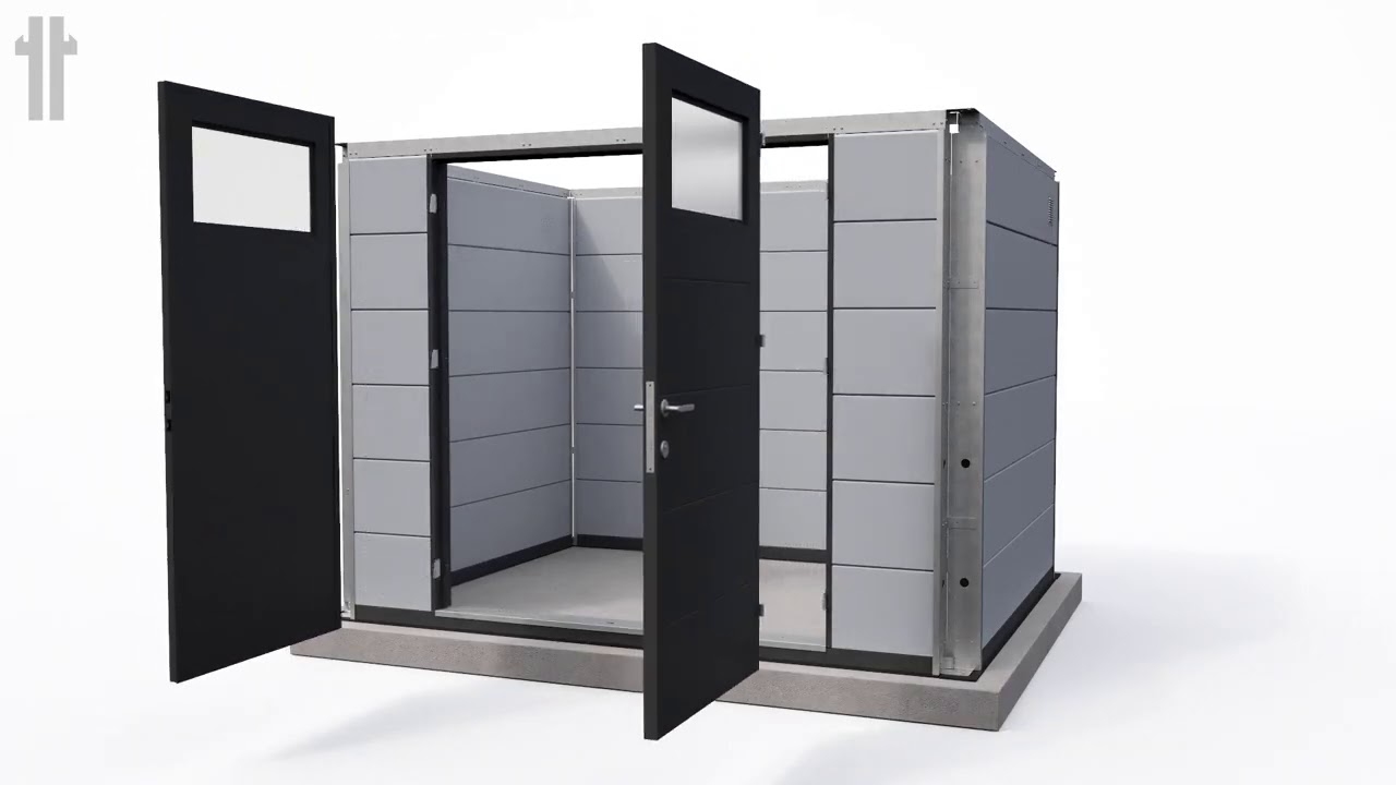 abri de jardin metal TANOS