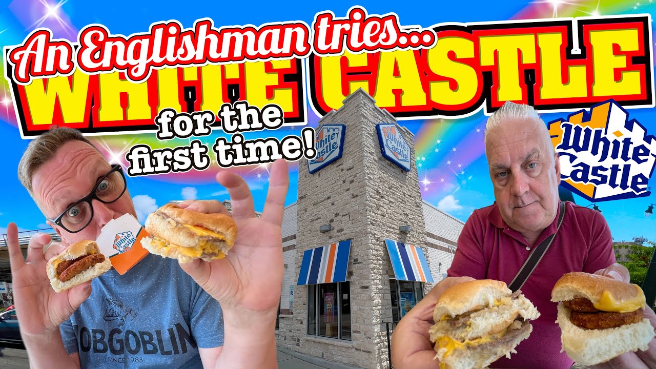 An Englishman Tries White Castle Burgers & Sliders For The FIRST TIME!
