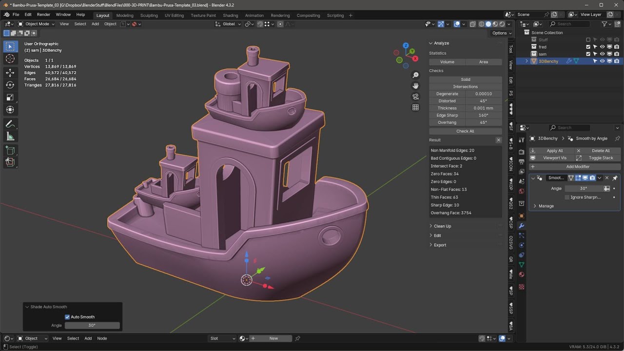 Little known feature of Boolean Modifier to help create manifold (solid) objects in Blender