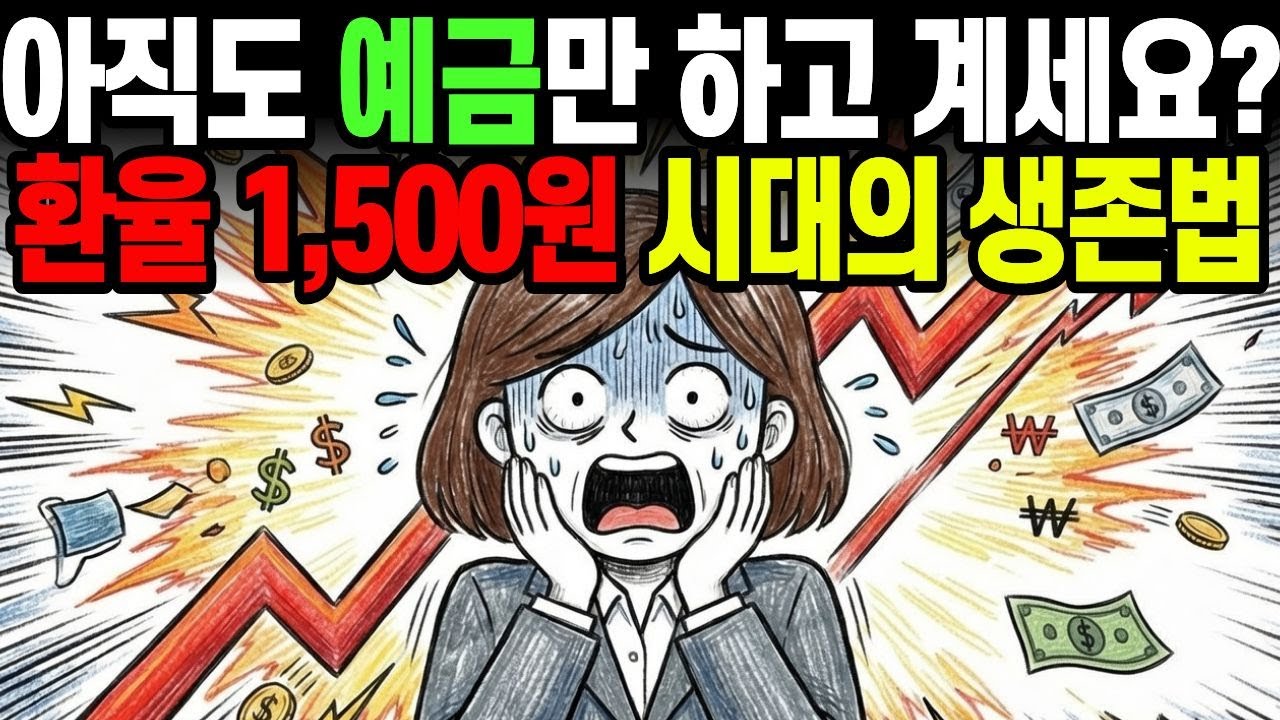 환율 1,500원 시대, 내 돈 지키려면 딱 '3가지'만 하세요