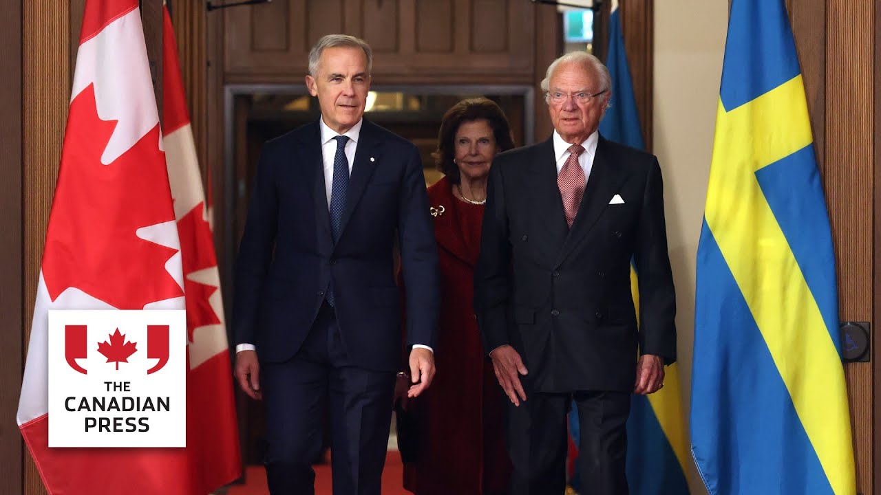 Swedish king and queen in Ottawa for third official visit to Canada