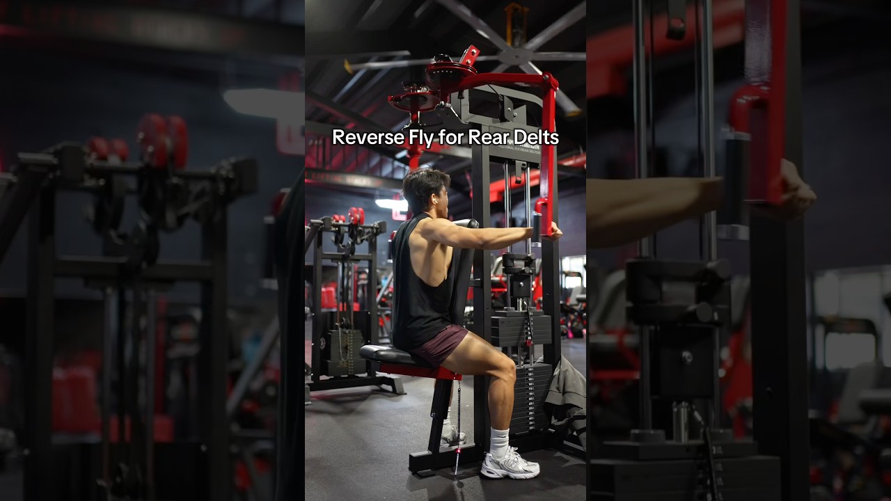 How to do Reverse Flys for Rear Delts on Pec Deck Fly