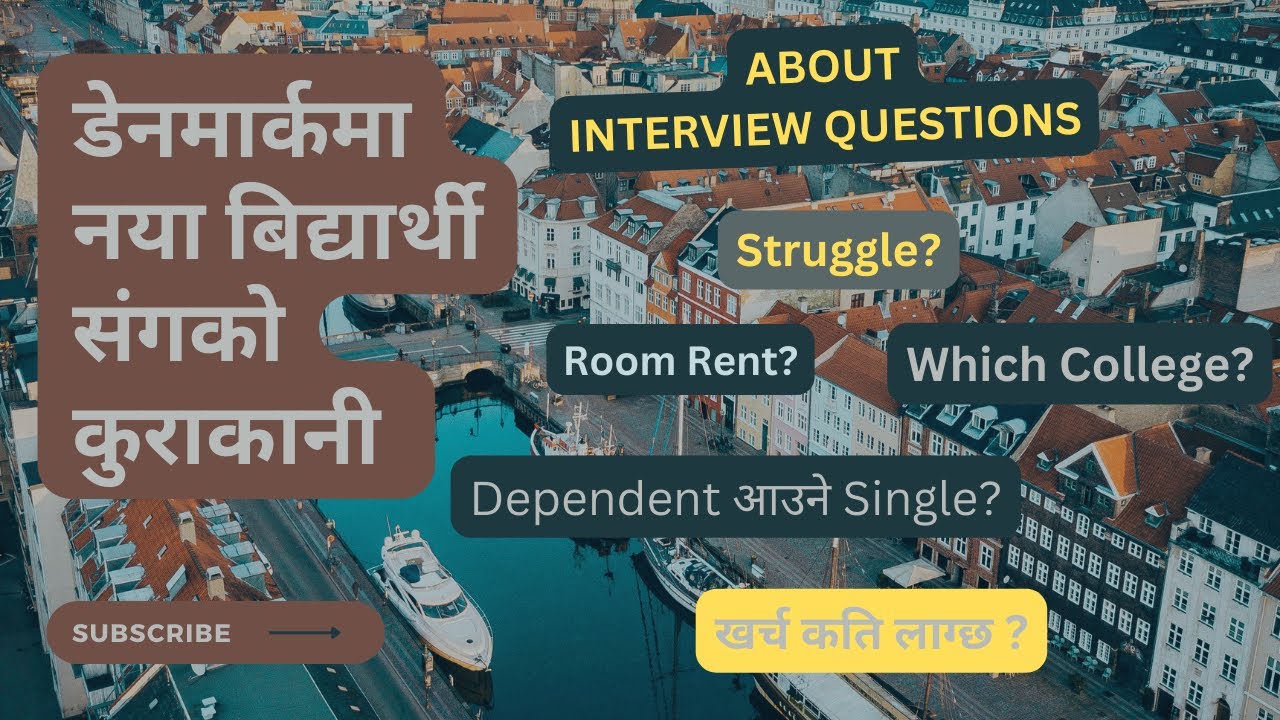 Study Visa Expenses for Denmark | Nepalese in Denmark | Student Life in Denmark #nepaliindenmark
