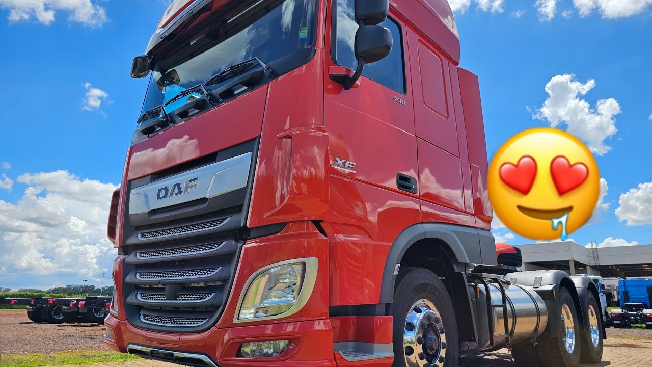 DAF XF 530 TRUCADO 6X4 NA COR LARANJA E CABINE SUPER SPACE 2024!!!