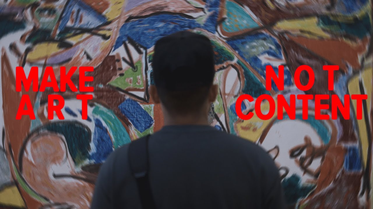 Create Art, Not Content | a FX3 short film