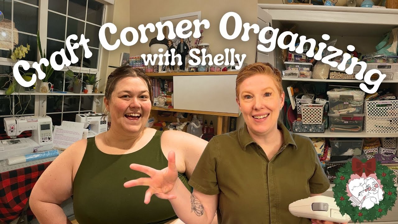 Let it Sew, Let it Sew, Let it Sew 🪡| Vlogmas Day 19 | Organizing and Decluttering Craft Supplies