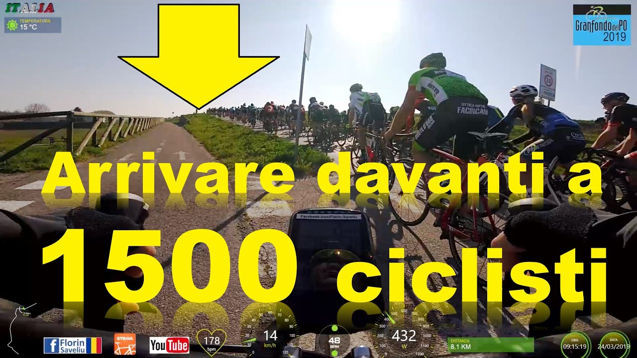 24-03-2019 - Granfondo del PO - Quando hai un po' di gamba, fai 3° cat ma parti 1500° dalla griglia