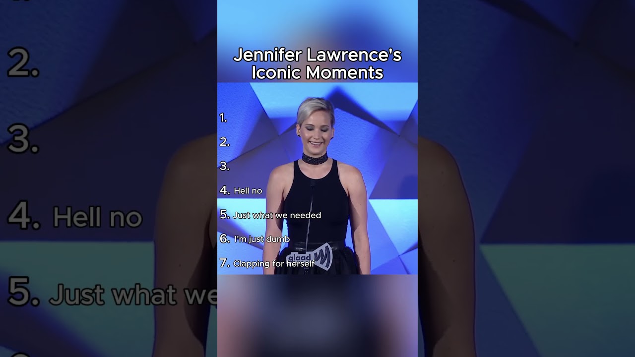 Jennifer Lawrence's Iconic Moments 7