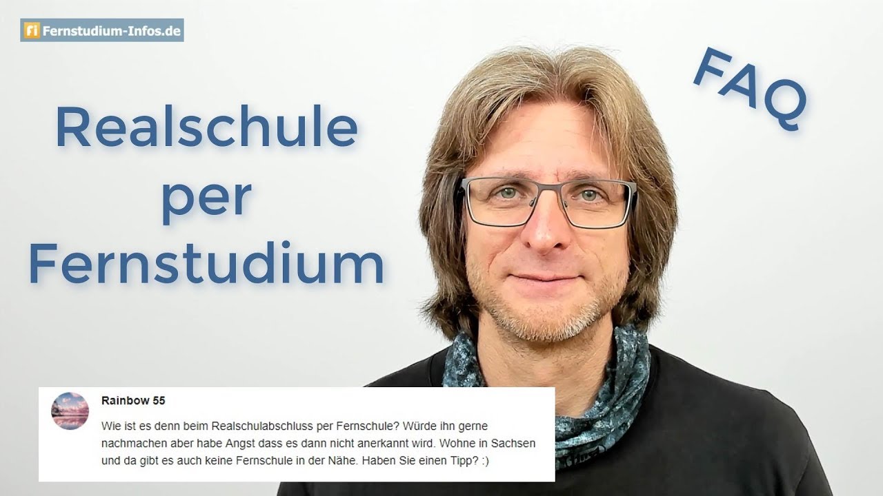 Ist der Realschulabschluss per Fernstudium anerkannt?