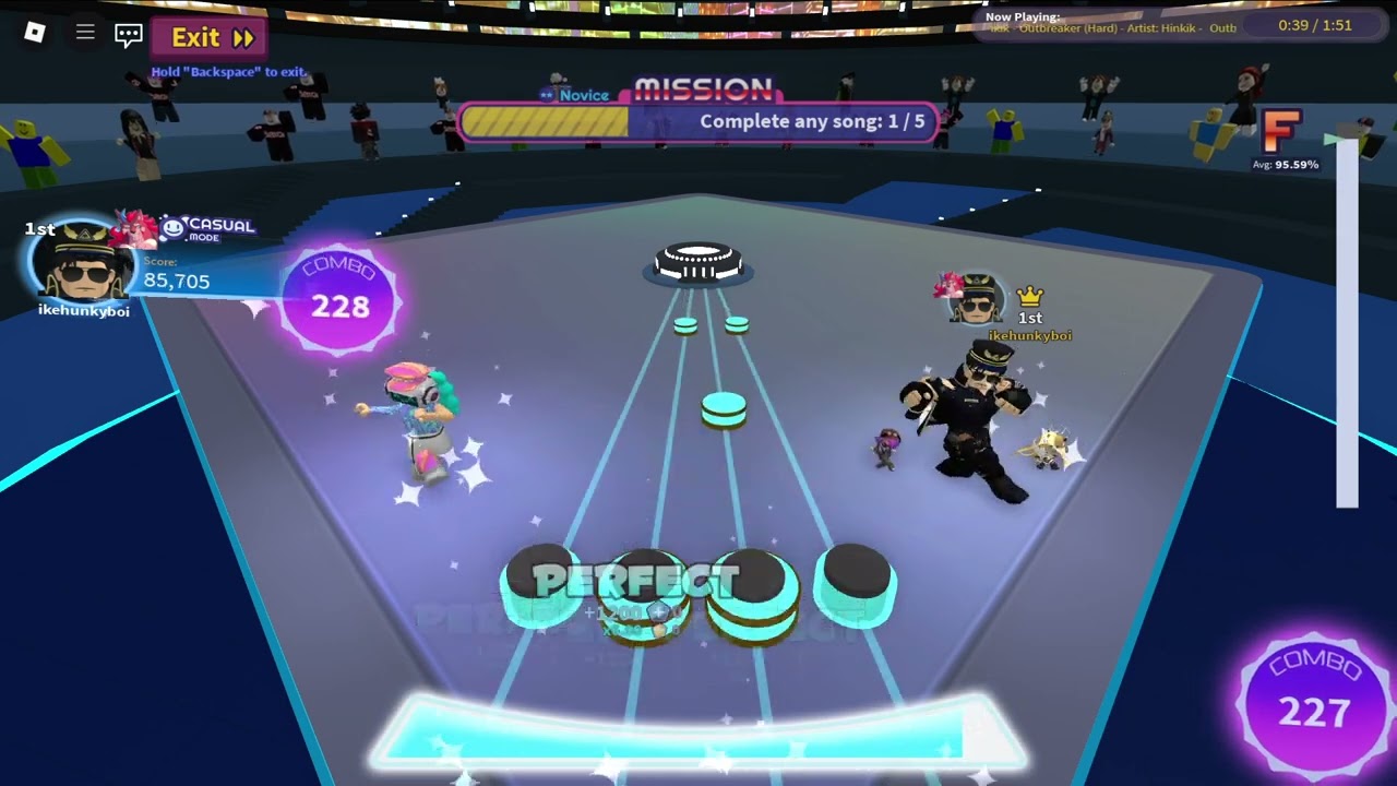 [Robeats] Hinkik - Outbreaker : Hard Difficulty (15)