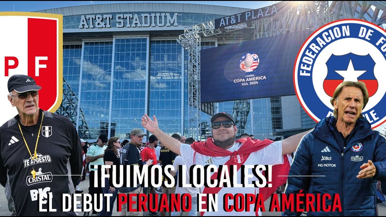 ASÍ VIVIÓ EL HINCHA PERUANO LA FIESTA DE LA COPA AMÉRICA USA 2024 | PERÚ VS. CHILE | AT&T STADIUM
