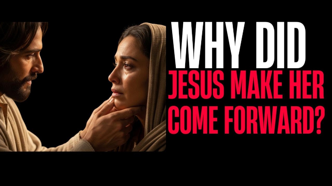 Why Did Jesus make her come forward? #WomanWithTheIssueOfBlood #JesusHeal #BibleStory #BibleTeaching