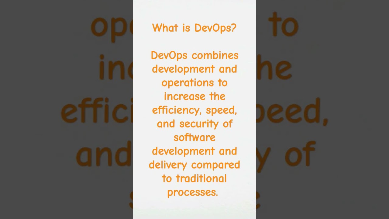 What is DevOps? 