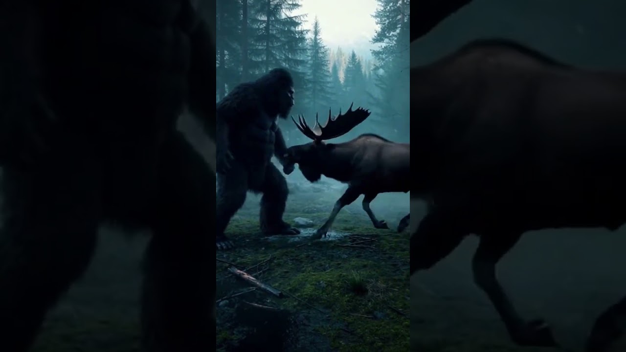 Bigfoot vs Moose who wins?