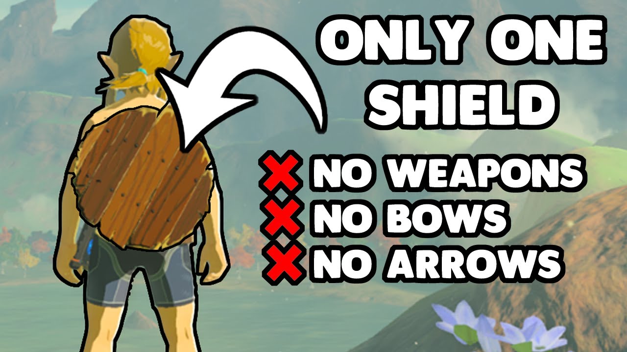 Breath of the Wild with One Shield and NOTHING ELSE
