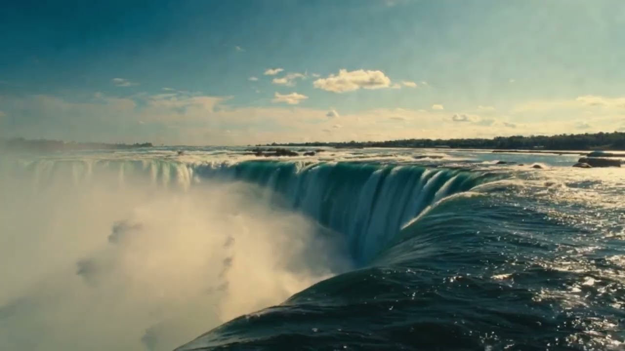 Niagara Falls 4K HDR – Relaxing Waterfall Living Background (No Music)