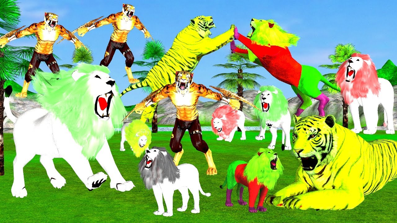 रुधवा बाघिन और उसके सिपाहियों को पड़ी सफ़ेद शेर से दुश्मनी भारी | jungke ki kahaniya | hindi stories