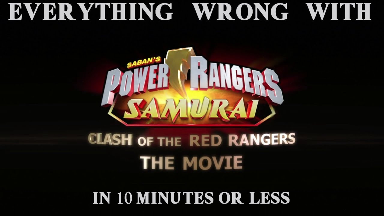 Everything Wrong With Clash of the Red Rangers (100 Subscriber Special)