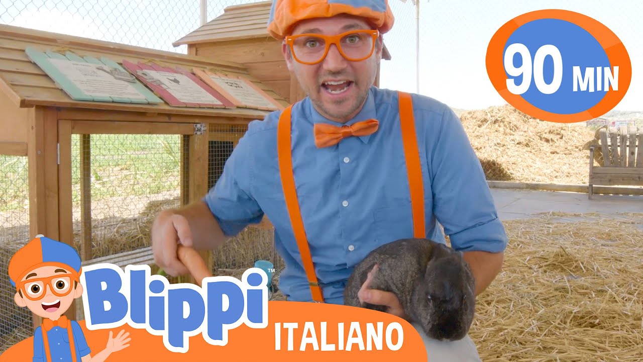 Impariamo a mangiare sano con Blippi alla Tanaka Farms | Blippi in Italiano | Video educativi
