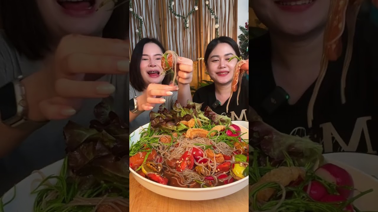 เมนูน้องขอมา ตำซั้วแซลม่อนดอง กินกับยอดชะอมมันๆ บอกเลยว่าแซ่บสุดๆ