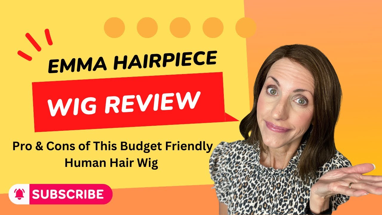 Emma Hairpiece BUDGET FRIENDLY Human Hair Wig! Cap Adjustments, Styling, & Hiding The Knots!
