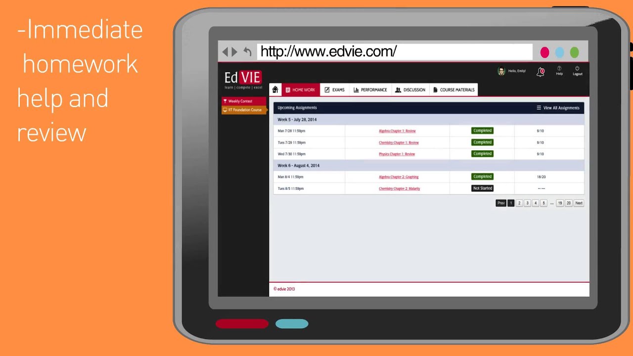 EdVIE Online Math and Science Foundation