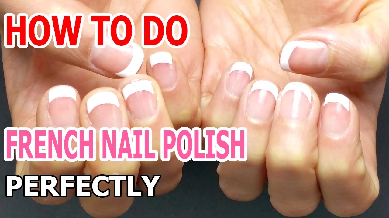 How To Do French Nail Polish Perfectly &hearts; French Technique &hearts; Regal Nails Salon