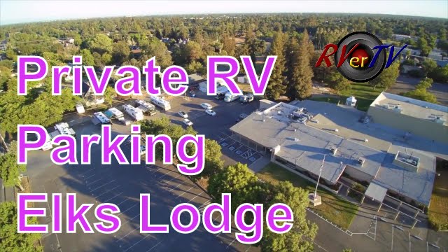 RV Moving Day... Elks Private RV Parking....Elks RV Guide...Aerial Video...RVerTV