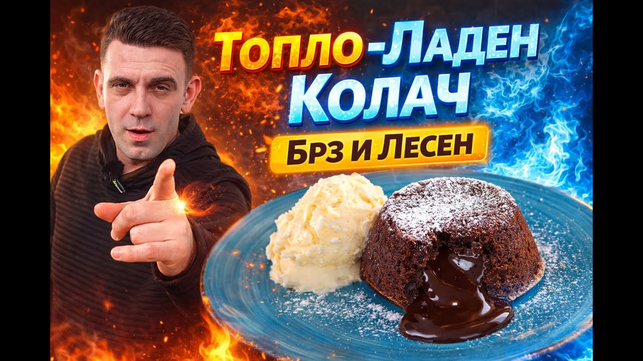 Ovoj Toplo-Laden Kolach e ludilo | This Lava Cake Is Insane