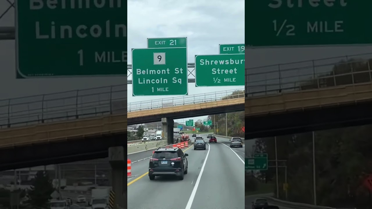 Worcester MA I-495 Massachusetts with real truck horn sound for business success