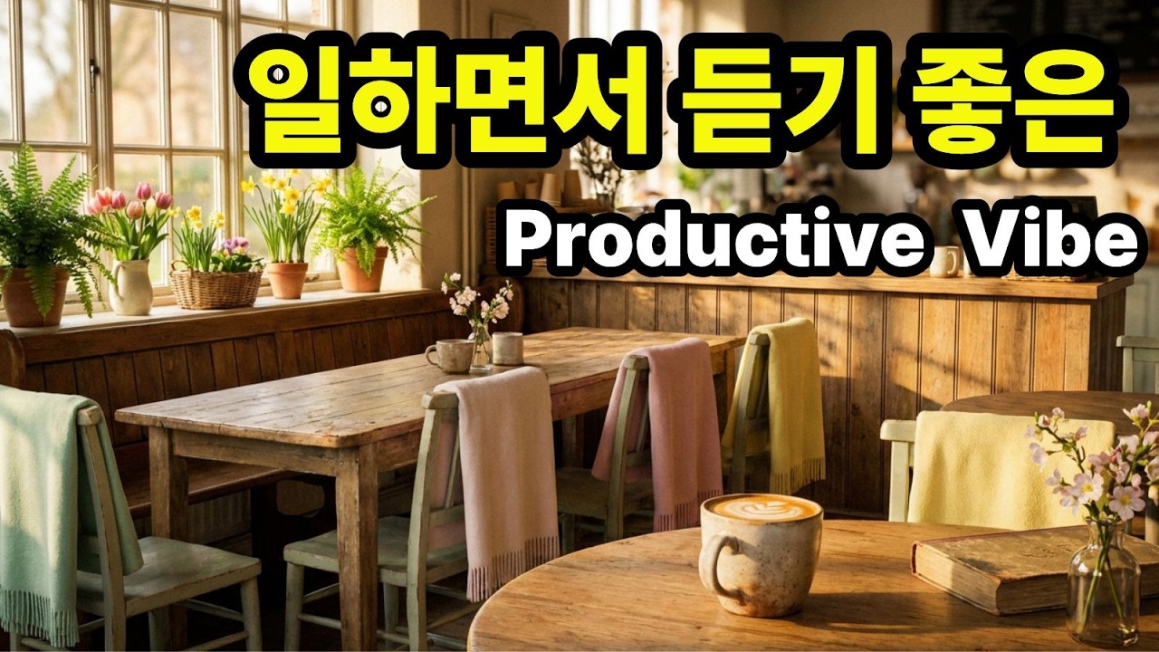 [PlayList] 일하면서 듣기 좋은 | Cafe Vibe for Work & Study (1.5H) #02
